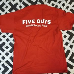 Five Guys T shirt Medium